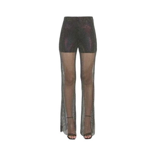 Rotate Mesh Wide-Leg Pant