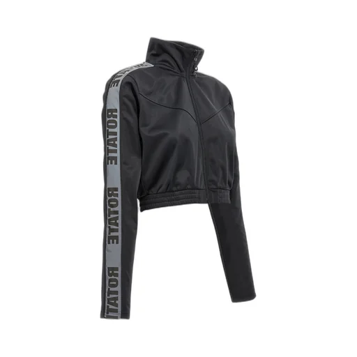 Rotate Logo-Tape Cropped Track Jacket