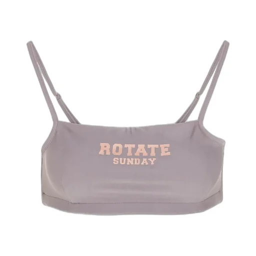 Rotate Sunday Logo Print Sports Bra