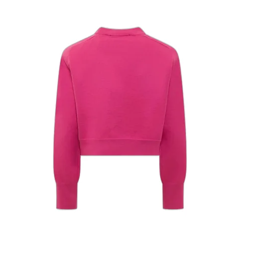 Rotate Logo Embellished Cropped Sweatshirt