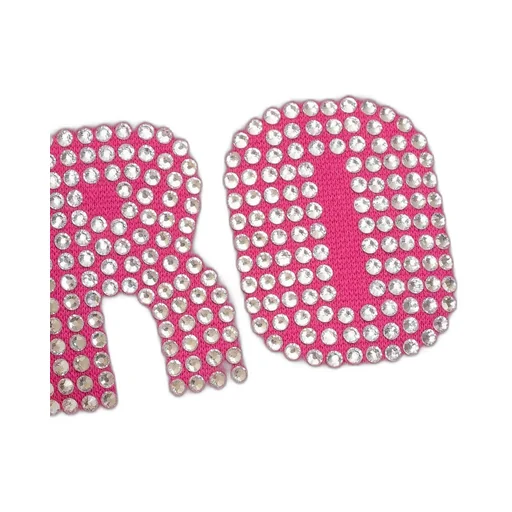 Rotate Logo Embellished Cropped Sweatshirt