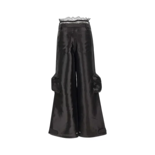 Rotate Lace Flared Cargo Pants
