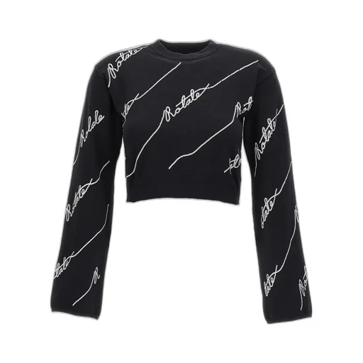 Rotate Sequinned Logo Jumper
