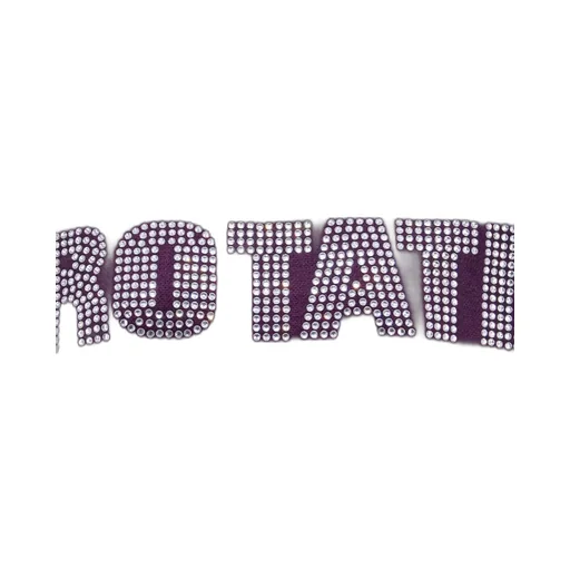 Rotate Rhinestone-Logo Cropped Sweatshirt