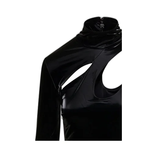 Rotate Cut-Out One Shoulder Mini Dress