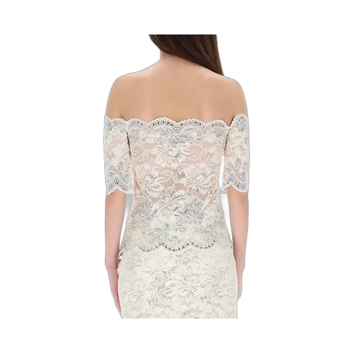 Rabanne Lace Off-Shoulder Top