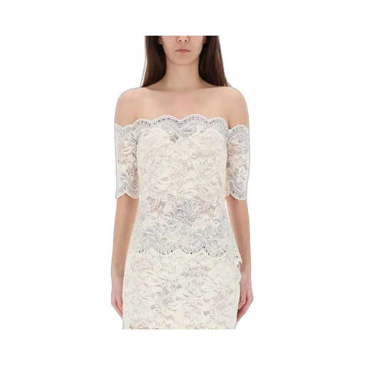 Rabanne Lace Off-Shoulder Top