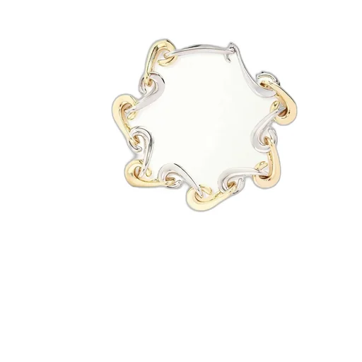 Rabanne Clolurblock Linked Necklace
