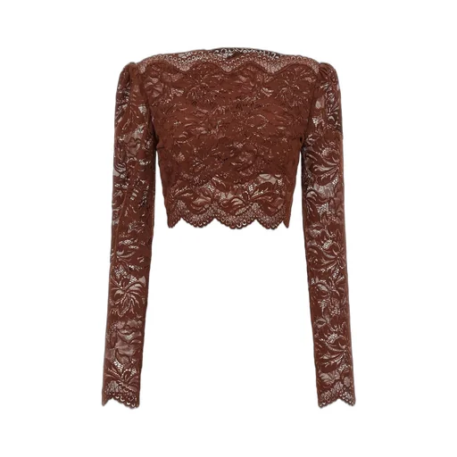 Rabanne Crop Lace Top