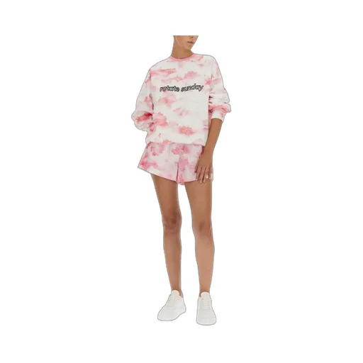 Rotate Logo Embroidered Crewneck Sweatshirt