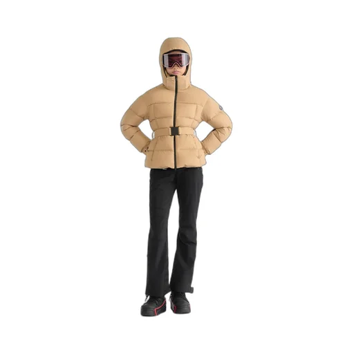 Dioralps Belted Puffer Jacket With Hood
