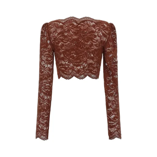 Rabanne Crop Lace Top