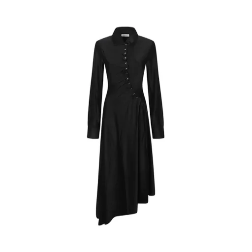 Rabanne Long Sleeved Long Dress