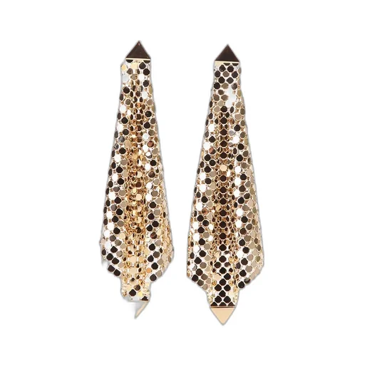 Rabanne Chained Mesh Earrings