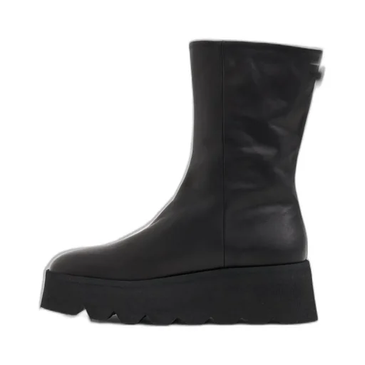 Puro Chunky Zip-Up Ankle Boots