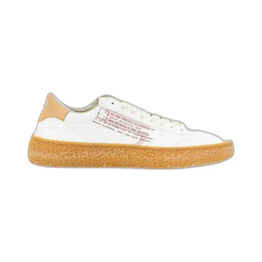 Puraai Slogan Printed Lace-Up Sneakers