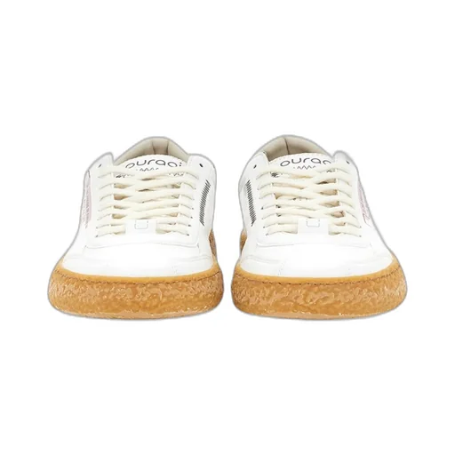 Puraai Slogan Printed Lace-Up Sneakers