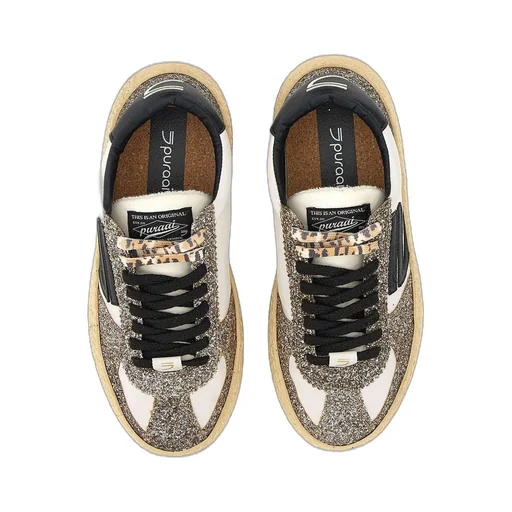 Puraai Vintage Glitter Sneakers