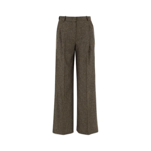 Ql2 Herringbone Straight-Leg Pants
