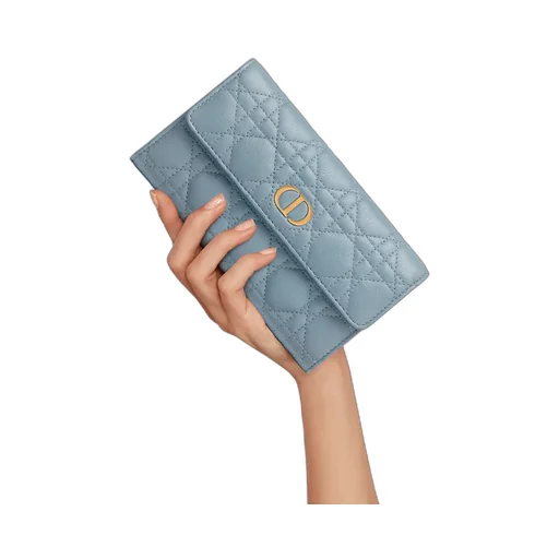 Dior Caro Orchid Long Wallet