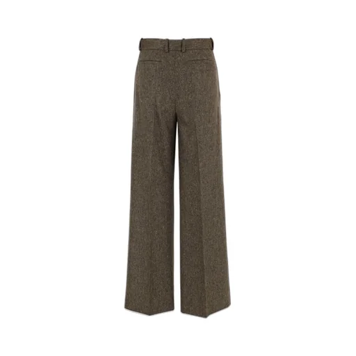 Ql2 Herringbone Straight-Leg Pants