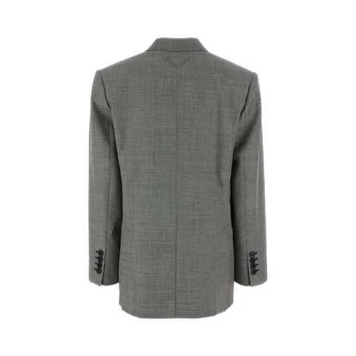 Prada Double-Breasted Tailored Blazer