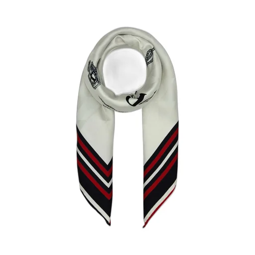 Prada Logo-Printed Twill Foulard