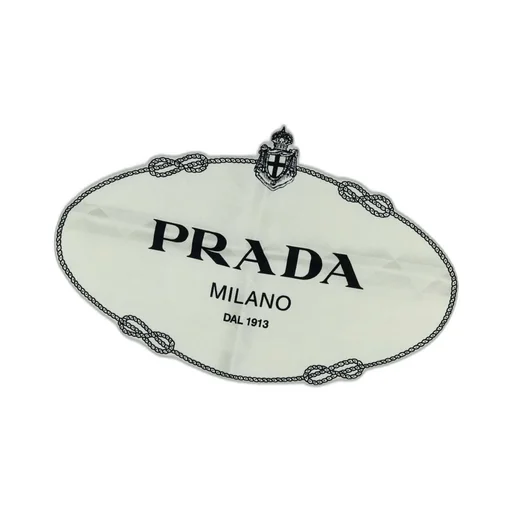 Prada Logo-Printed Twill Foulard