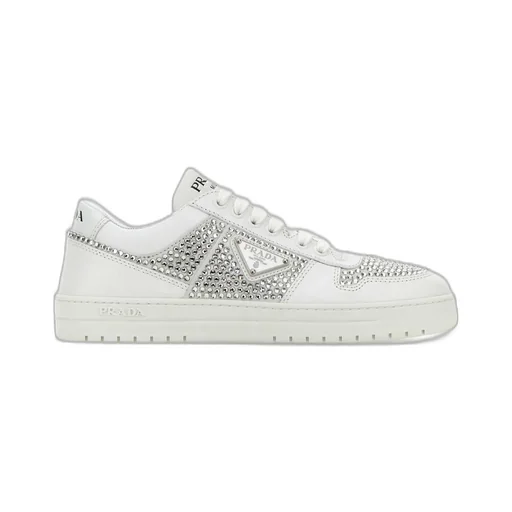 Prada Embellished Low-Top Sneakers