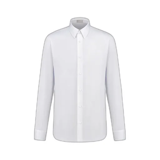 Shirt With Cd-Embroidered Cuff