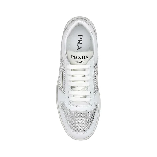 Prada Embellished Low-Top Sneakers