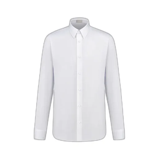 Shirt With Cd-Embroidered Cuff