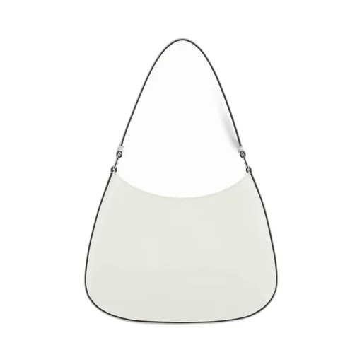 Prada Cleo Logo Plaque Shoulder Bag
