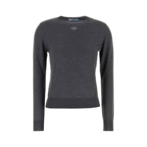 Prada Cut-Out Detailed Crewneck Jumper