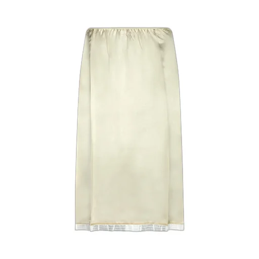Prada Satin Midi Skirt