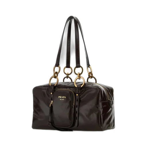 Prada Zip-Up Medium Tote Bag