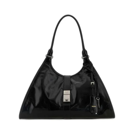 Prada Logo-Printed Large Tote Bag