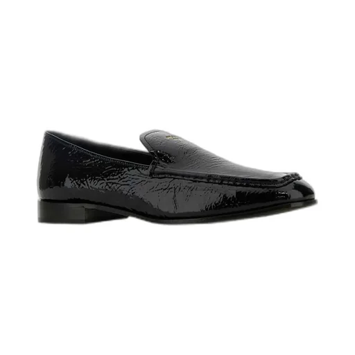 Prada Round-Toe Slip-On Loafers