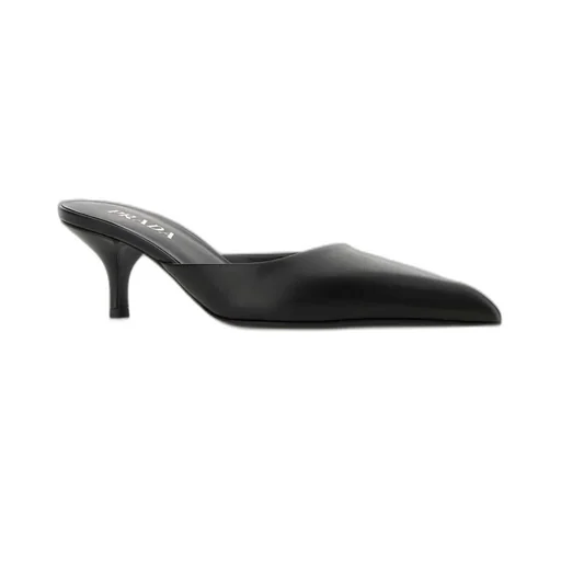 Prada Pointed Toe Slip-On Mules