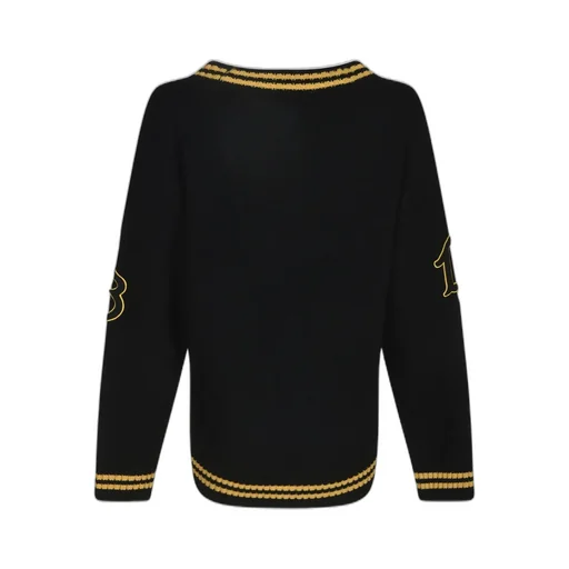 Prada Logo-AppliquÉD Button-Up Cardigan