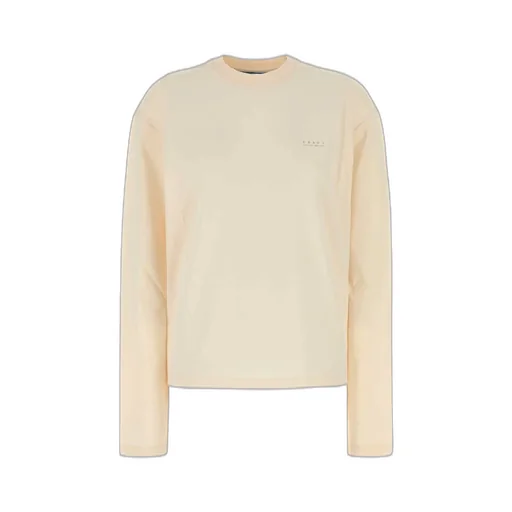 Prada Long-Sleeved Crewneck T-Shirt
