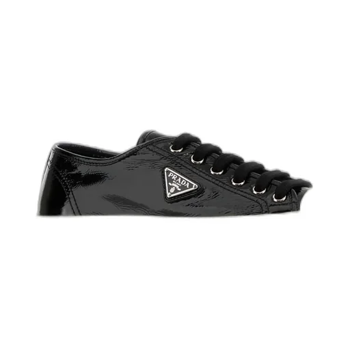 Prada Triangle-Logo Lace-Up Sneakers