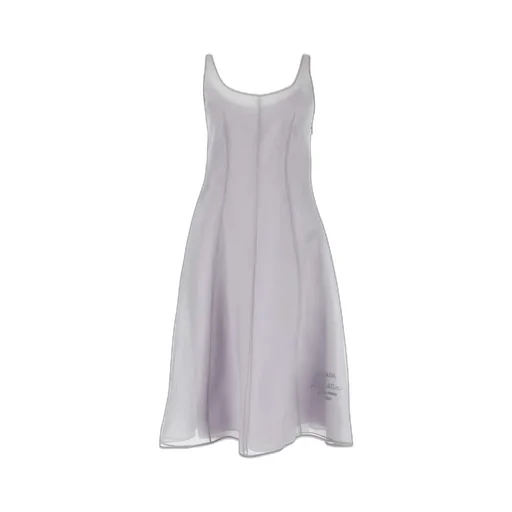 Prada Scoop Neck Sleeveless Midi Dress