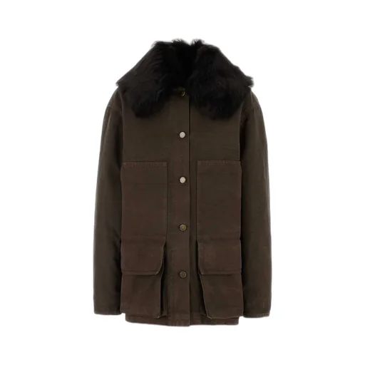 Prada Long-Sleeved Button-Up Jacket