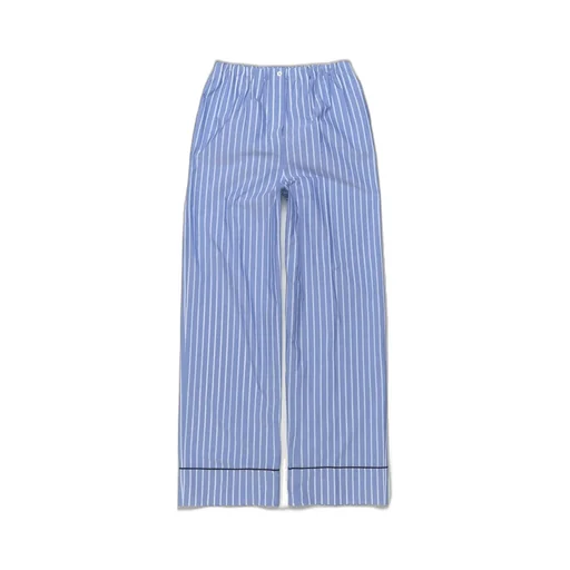 Prada Striped Chambray Trousers