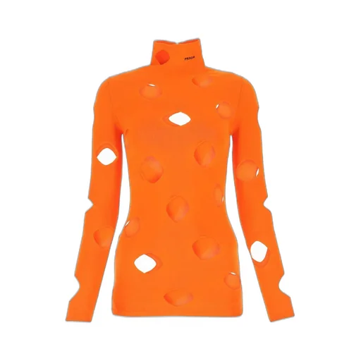 Prada Cut-Out Turtleneck Jumper