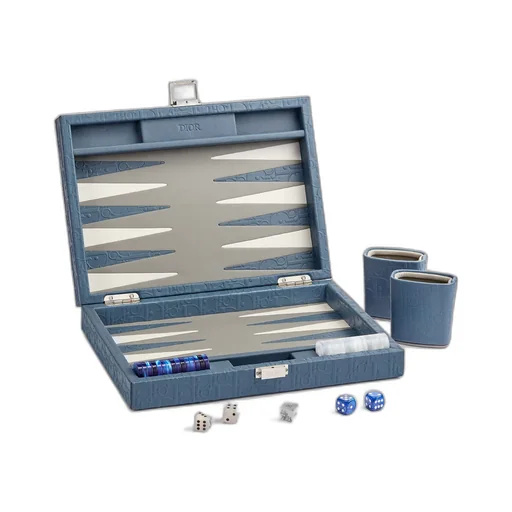 Small Leather Backgammon