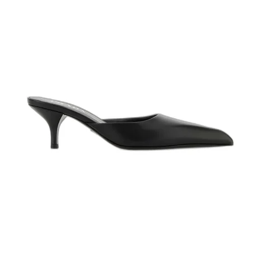 Prada Pointed Toe Slip-On Mules
