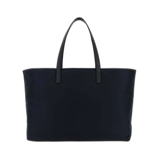 Prada Triangle-Logo Tote Bag