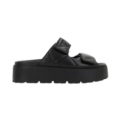 Prada Quilted Slip-On Sandals